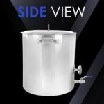 CONCORD Stainless Steel Home Brew Kettle Stock Pot (Weldless Fittings) (60 QT/ 15 Gal)