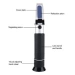 Digital Handheld Refractometer Specific Gravity & Brix,Brix Refractometer with ATC, Hydrometer in Wine Making and Beer Brewing, Homebrew Kit, Brix Refractometer with ATC,Digital Handheld Refraref