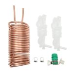 Copper Immersion Wort Chiller Coil with Universal Joint, Homebrew for Beer Brewing, Garden Hose Fitting