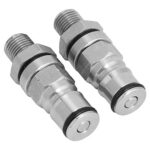 Gas Lock Post, 304 Stainless Steel Beer Keg Lock Adapter Post Pressure Relief Valve HomeBrew Accessory(Gas + Liquid)