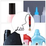 Eleeferri Handheld Bottle Capping Machine Electric 20-50 Caps/Min Low Noise Bottle Screwing Sealing Tool Screws Bottle Cap Device for Round Cap, Black, Red