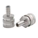 Semfeil Brew 2 Pack 1/2″ barb Hose 304 Stainless Steel Female Quick Disconnect Home Brewing Mash Tun wort chiller Beer Brewing Connector brewing equipment