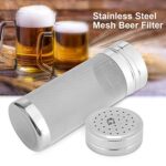 Mini Beer Filter, 304 Stainless Steel Small Homebrew Brew Dry Filter, 300 Micron Mesh Design, For Filtering Home Brew Beer, Wine, Home Brew Coffee 7x18cm