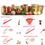 CORJEEJOR Canning Supplies Canning Starter Kit Canning Tools Equipment Canning Pot Set Included Canning Funnel,Magnetic Jar Lifter,Jar Wrench,Lid Lifter