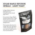 Craft A Brew – Sugar Maple Infusion Spirals – Light Toast – For At Home Beer Brewing – Gives Homebrewed Beer A Barrel Aged Flavor – Sweet Maple & Vanilla – 1 Small Oak Aging Spiral – For 1 gal Batch