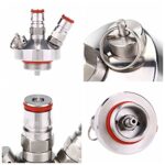 Beer Dispenser, Stainless Steel Mini Keg Beer Growler Spear Tap Dispenser for Craft Beer Grow Homebrew Spear Quick Fitting Connector